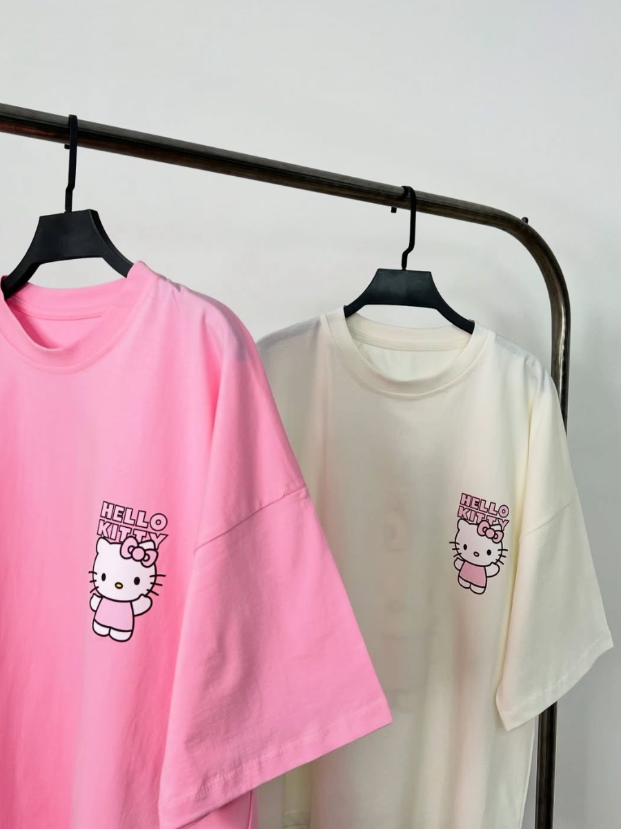 T-Shirt Oversize Imprimé Hello Kitty 2