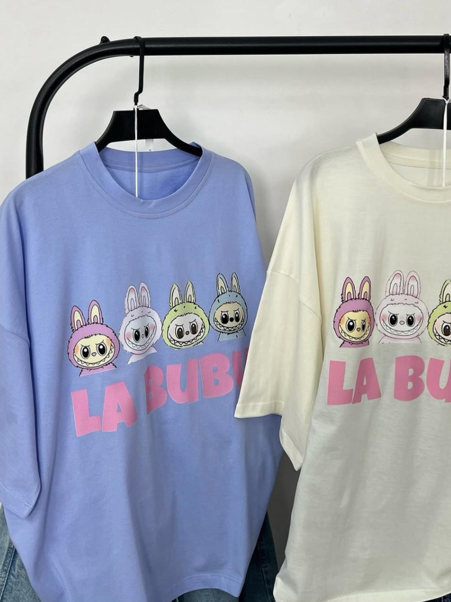 T-Shirt Oversize Imprimé La Bubu