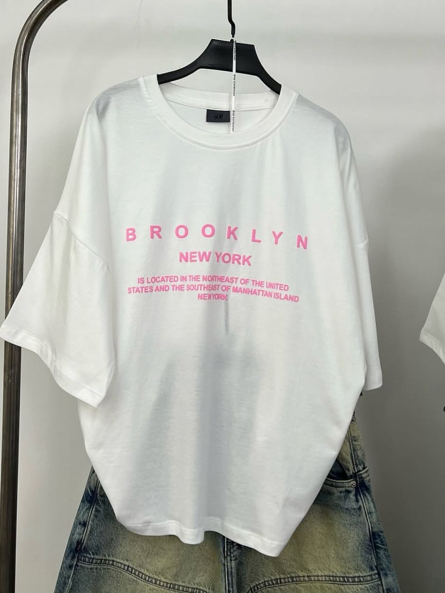 T-Shirt Oversize Imprimé New York
