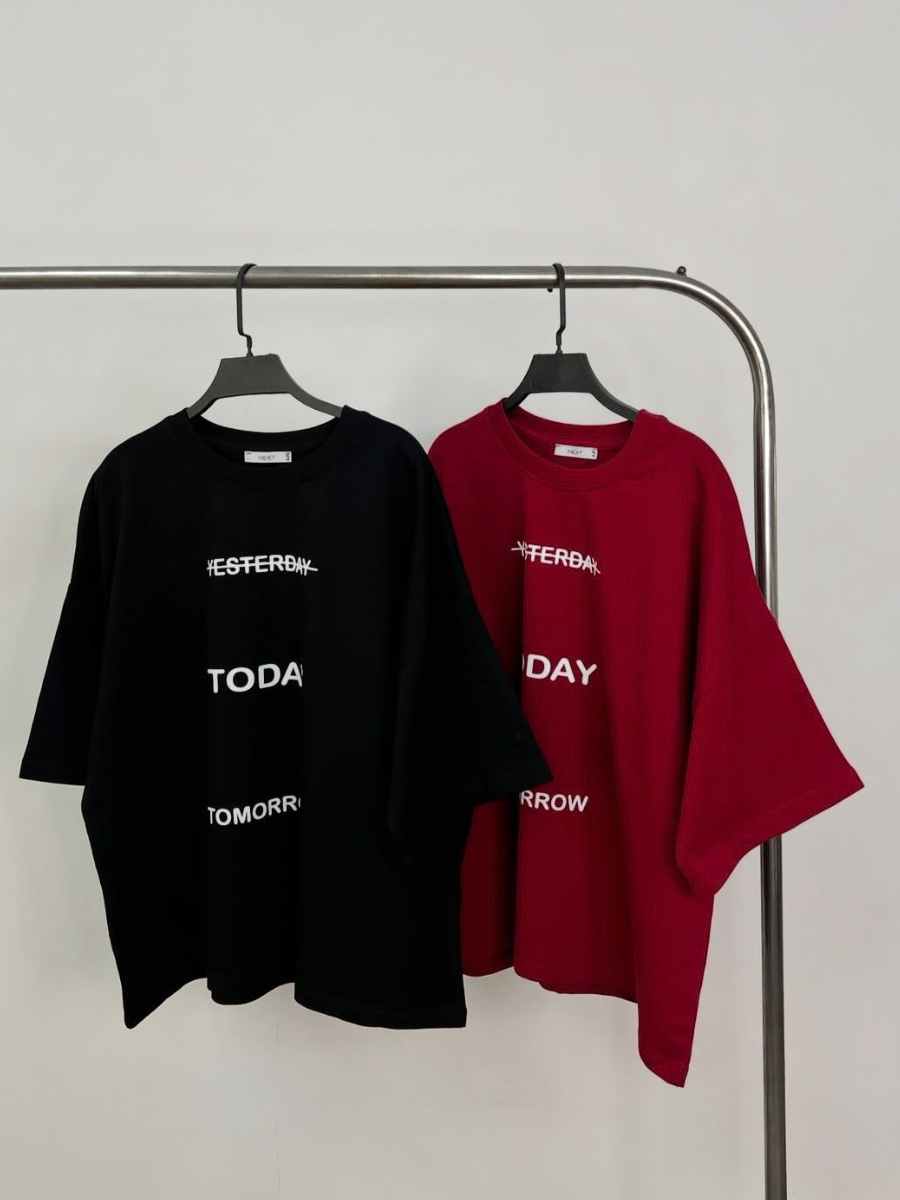 T-Shirt Oversize Imprimé Today