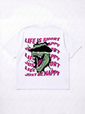 T-Shirt Oversize Imprimé  Life is Short