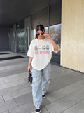 T-Shirt Oversize Imprimé La Bubu