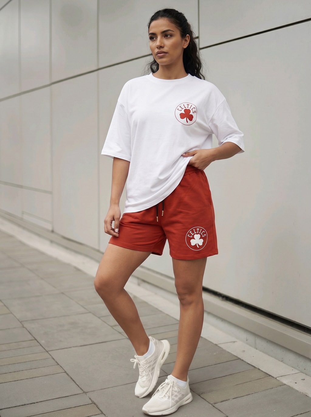 Set T-Shirt Blanc + Short