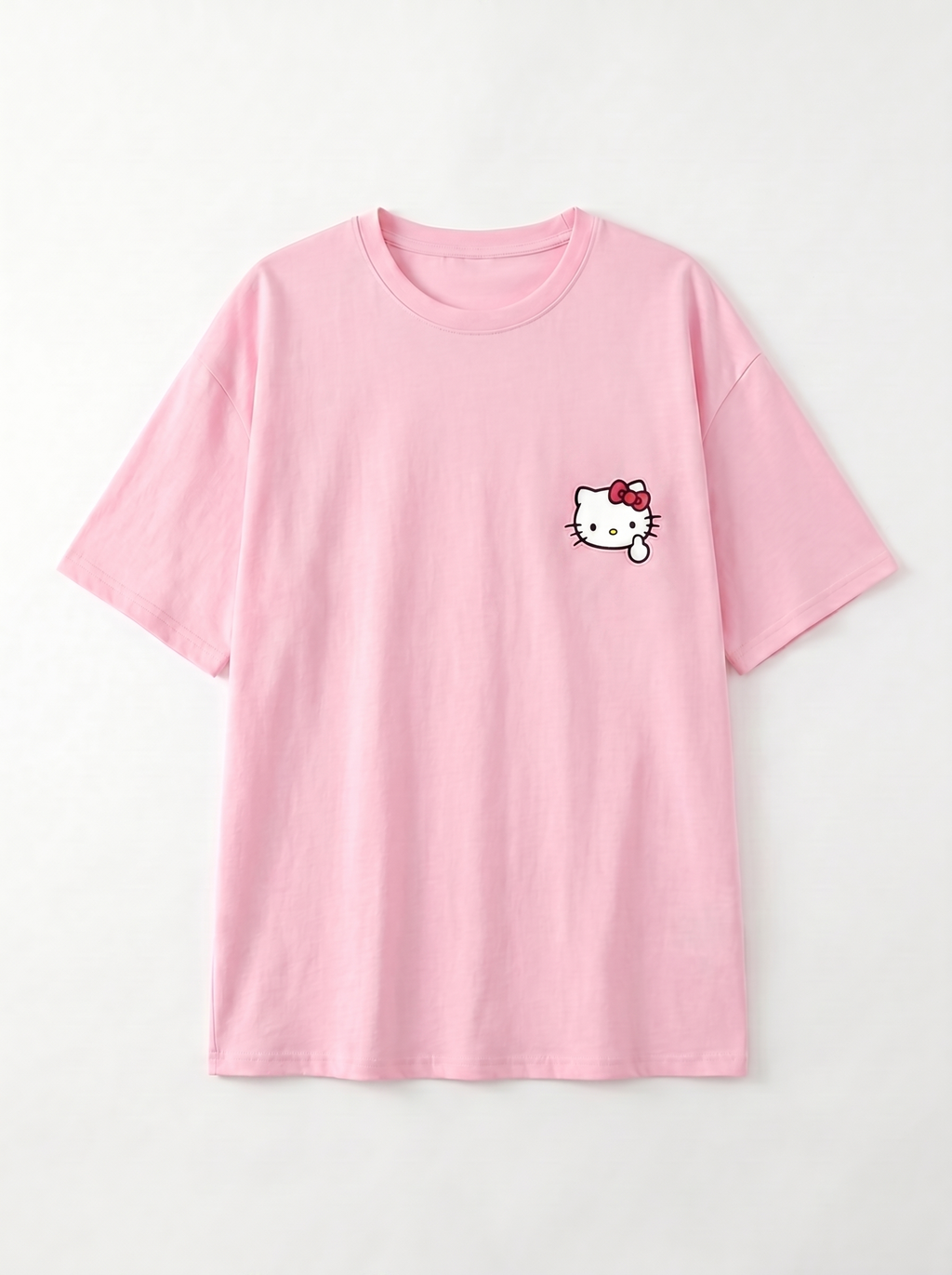 T-Shirt Oversize Imprimé Hello Kitty