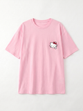 T-Shirt Oversize Imprimé Hello Kitty