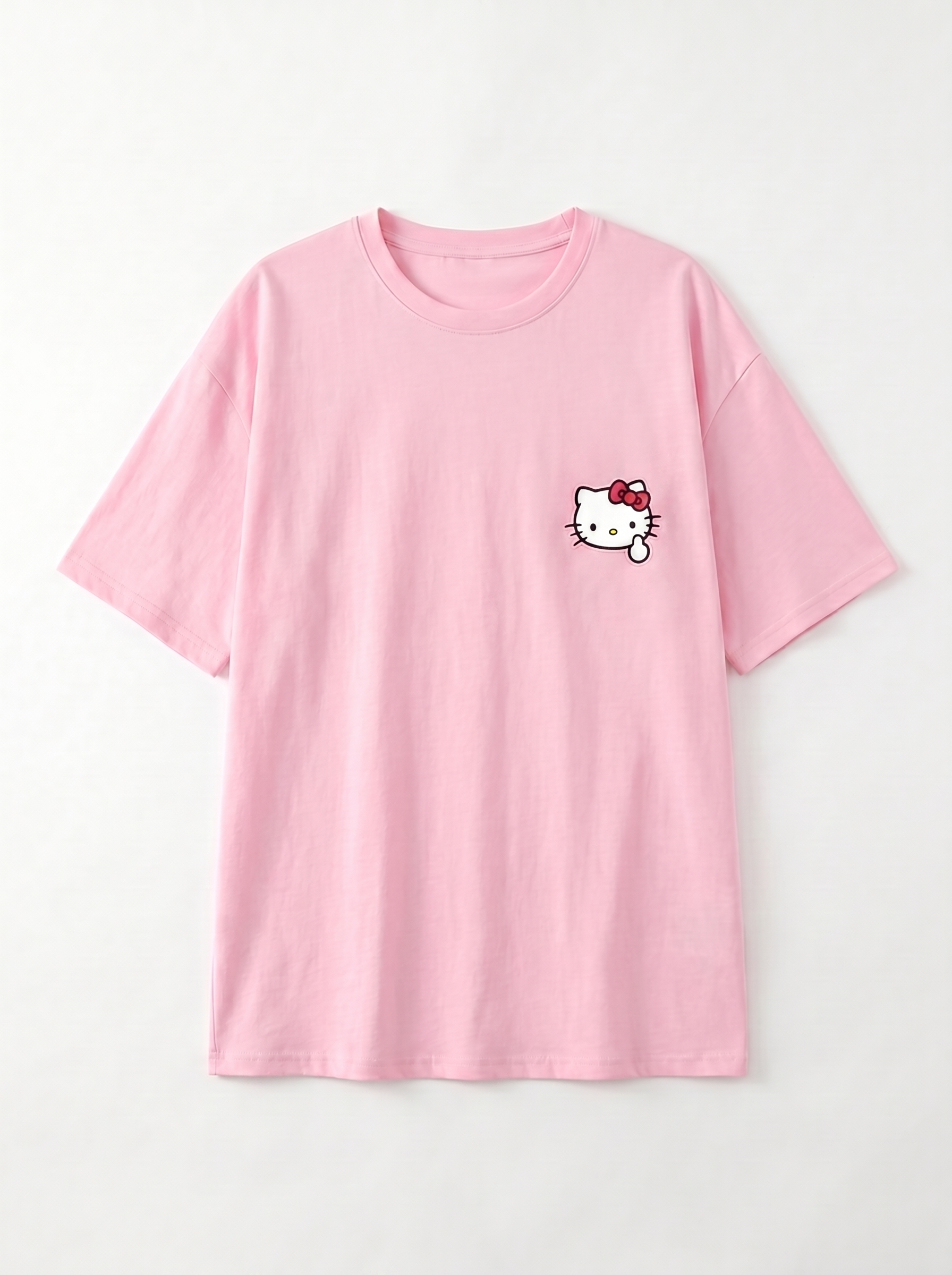 T-Shirt Oversize Imprimé Hello Kitty