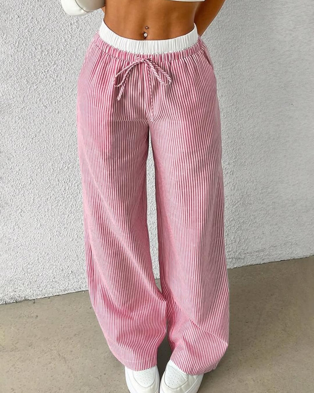 PANTALON À RAYURES