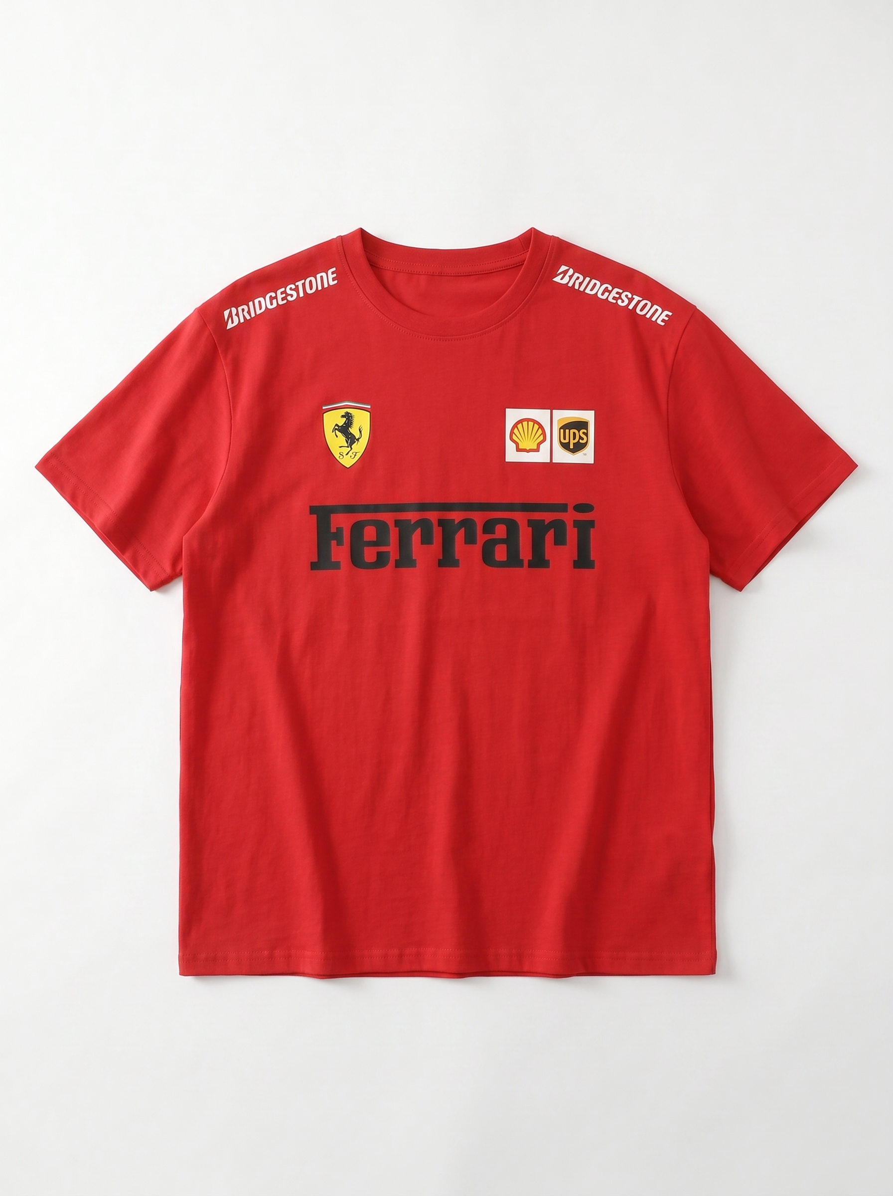 T-Shirt Oversize Imprimé Ferrari