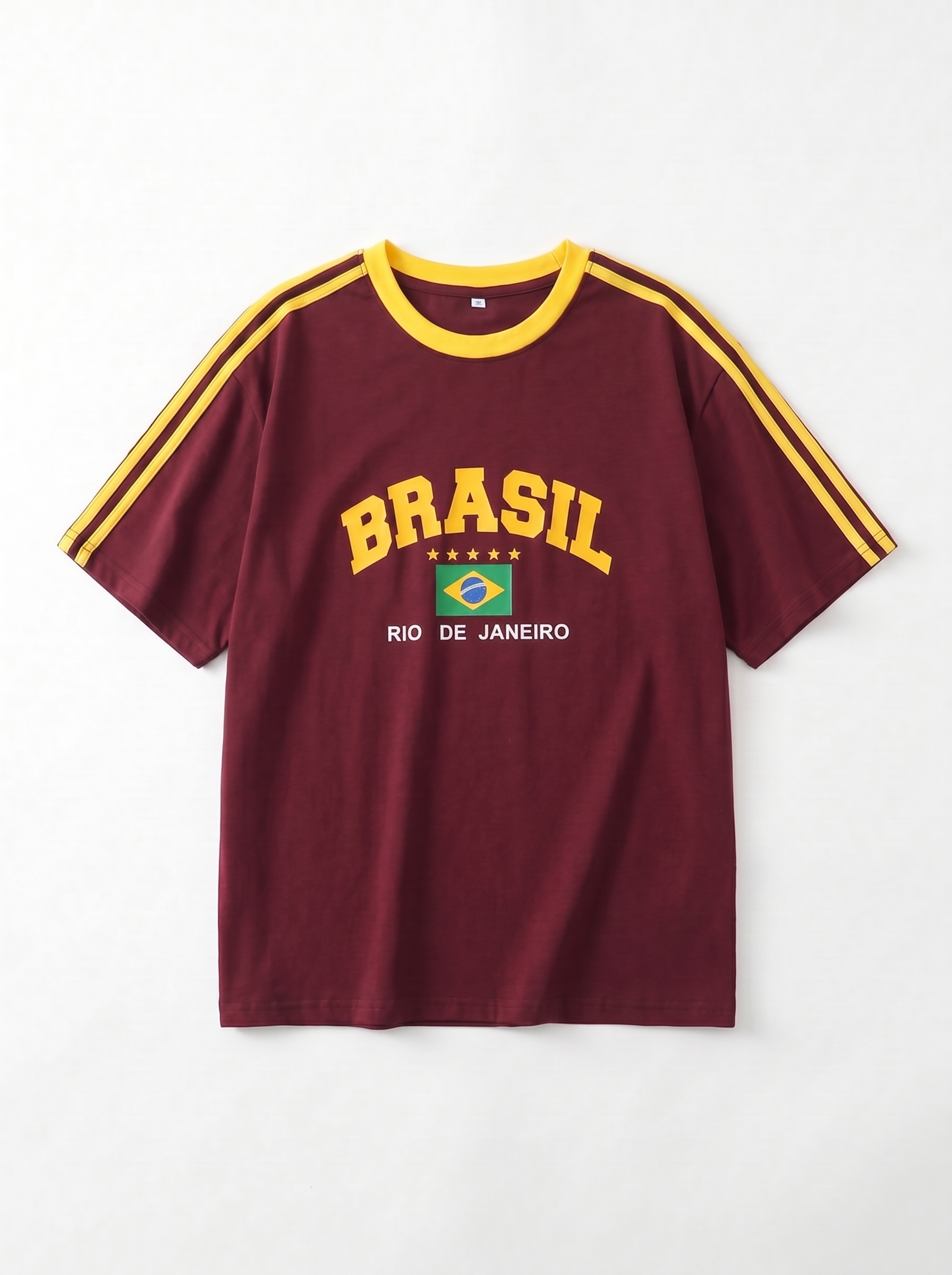 T-Shirt Oversize Imprimé Brasil