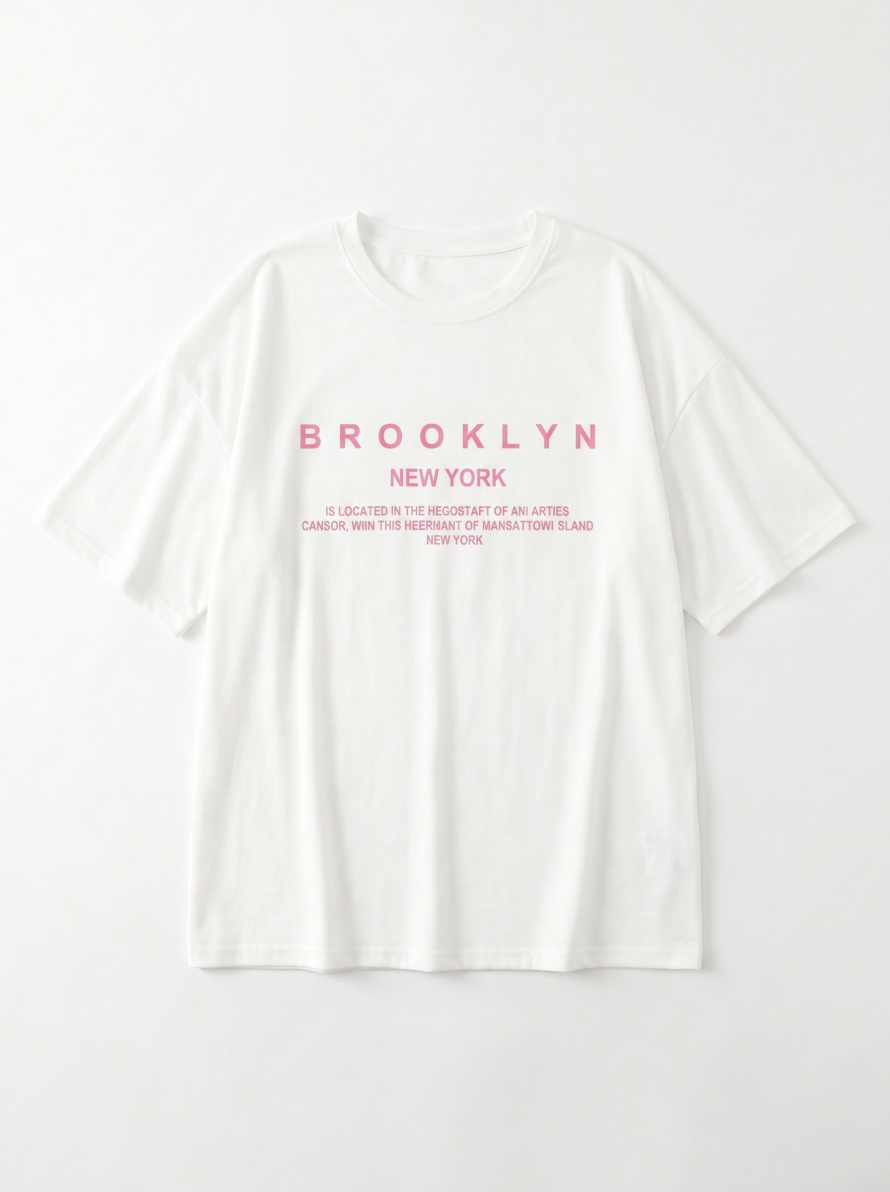T-Shirt Oversize Imprimé New York