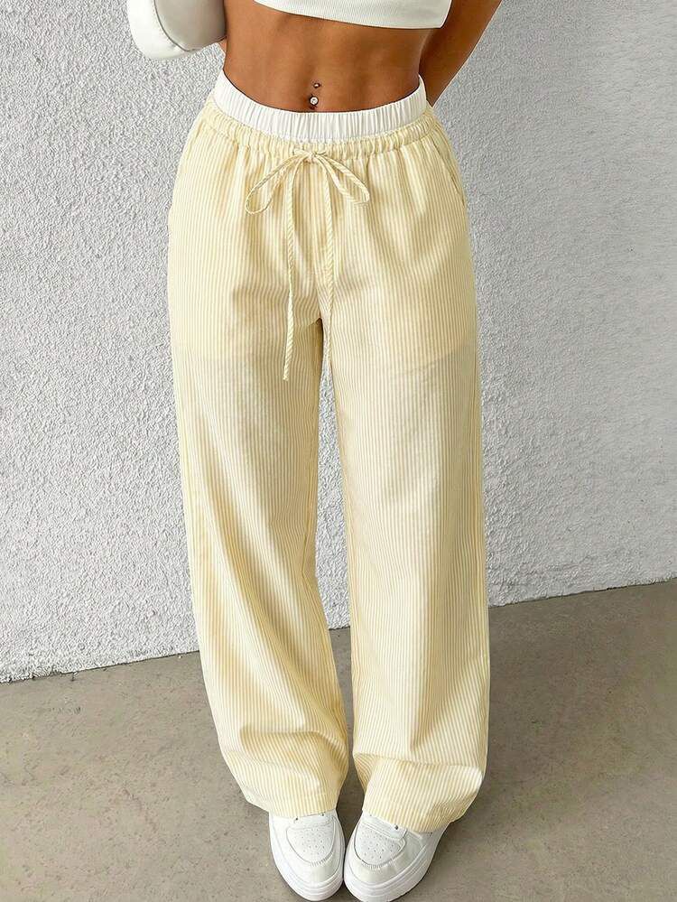 PANTALON À RAYURES