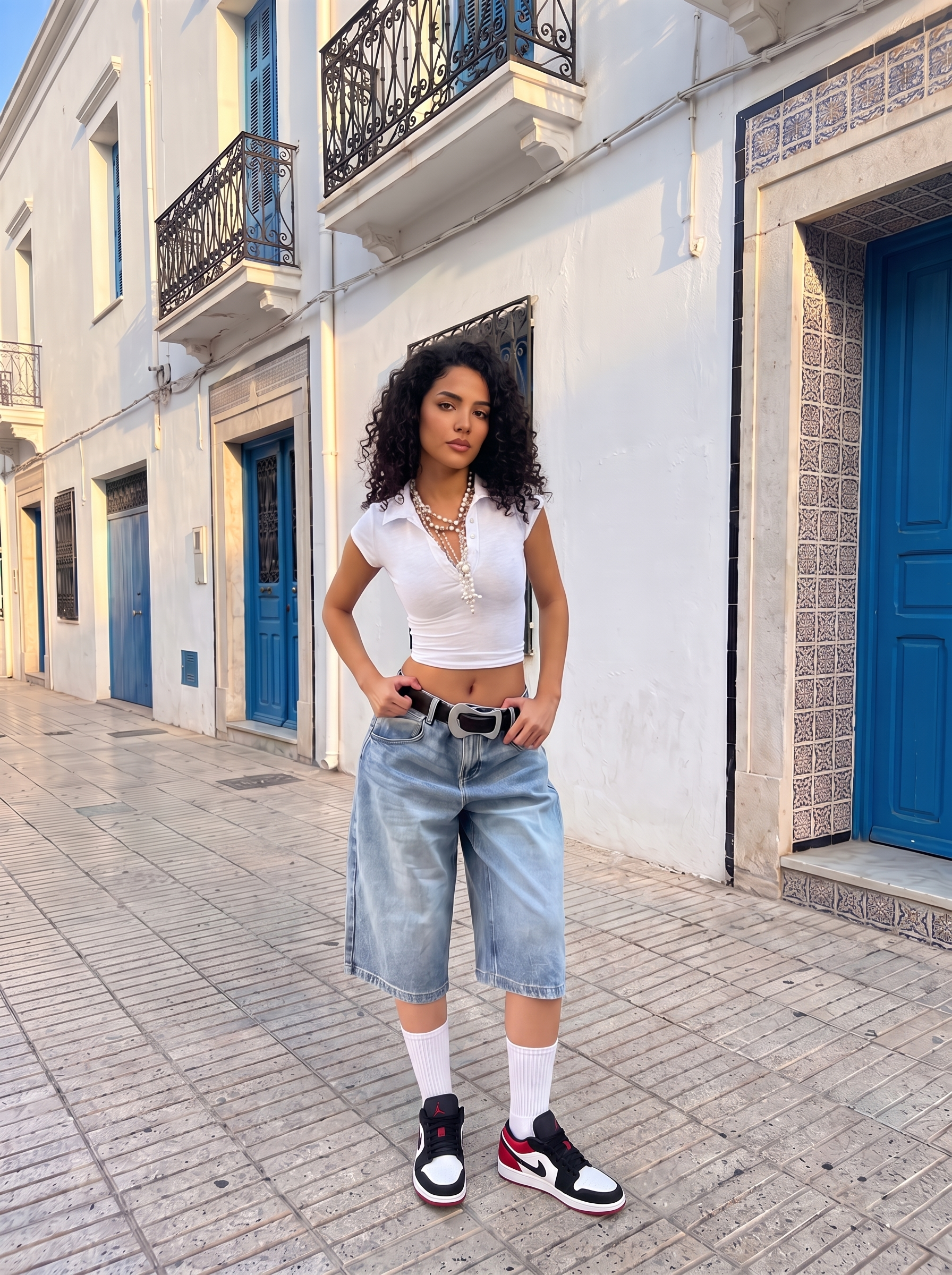 SHORT BAGGY JEANS