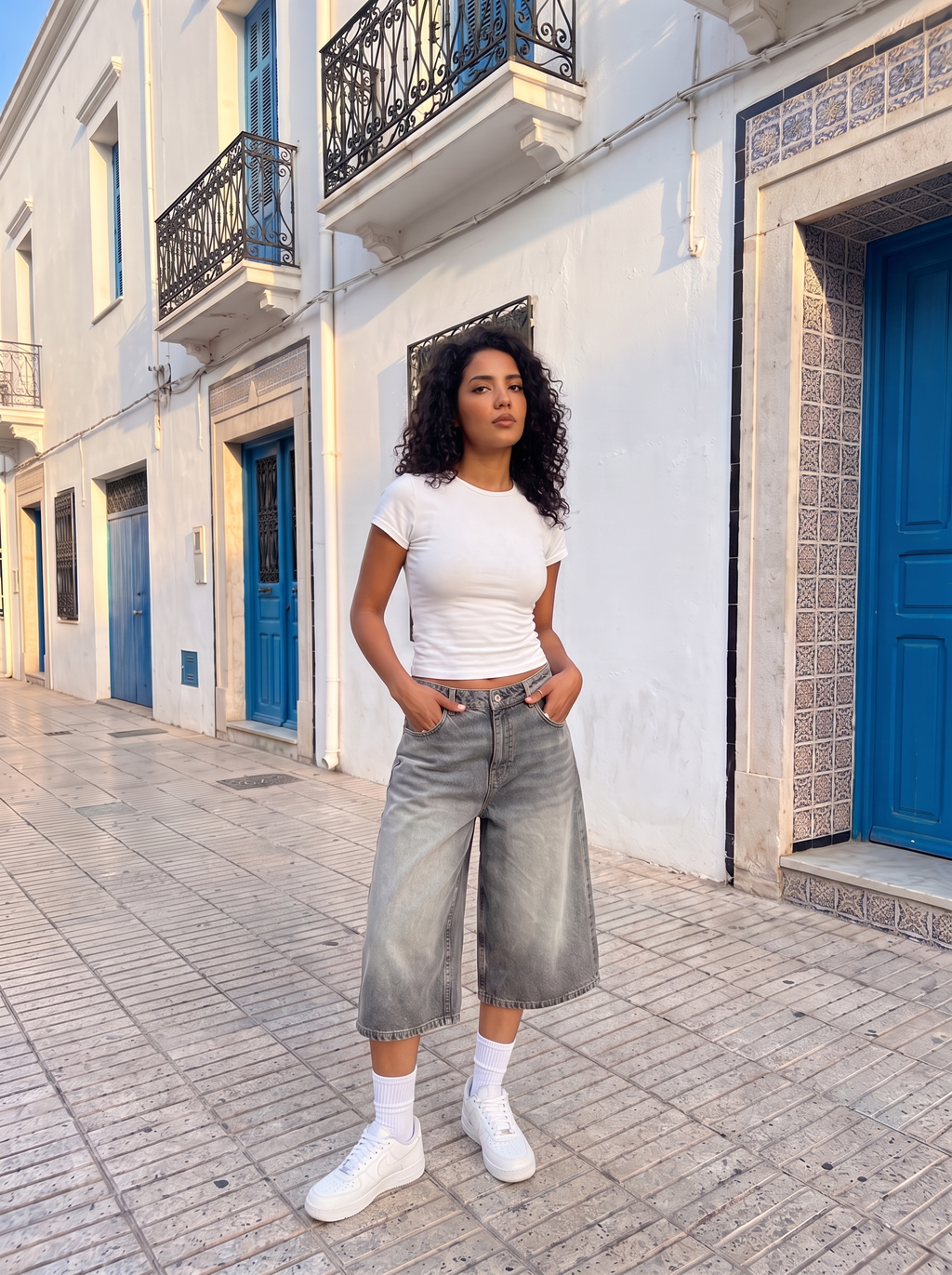 SHORT BAGGY JEANS