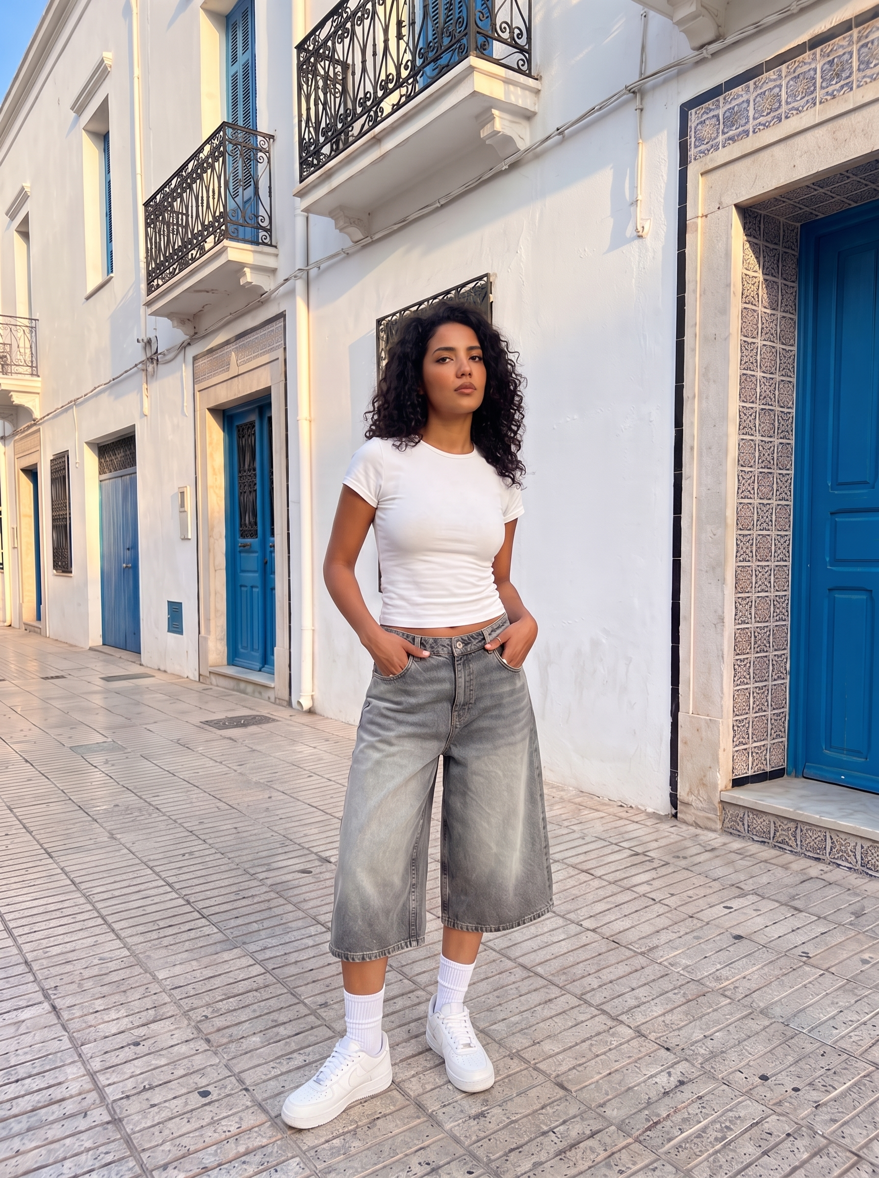 SHORT BAGGY JEANS
